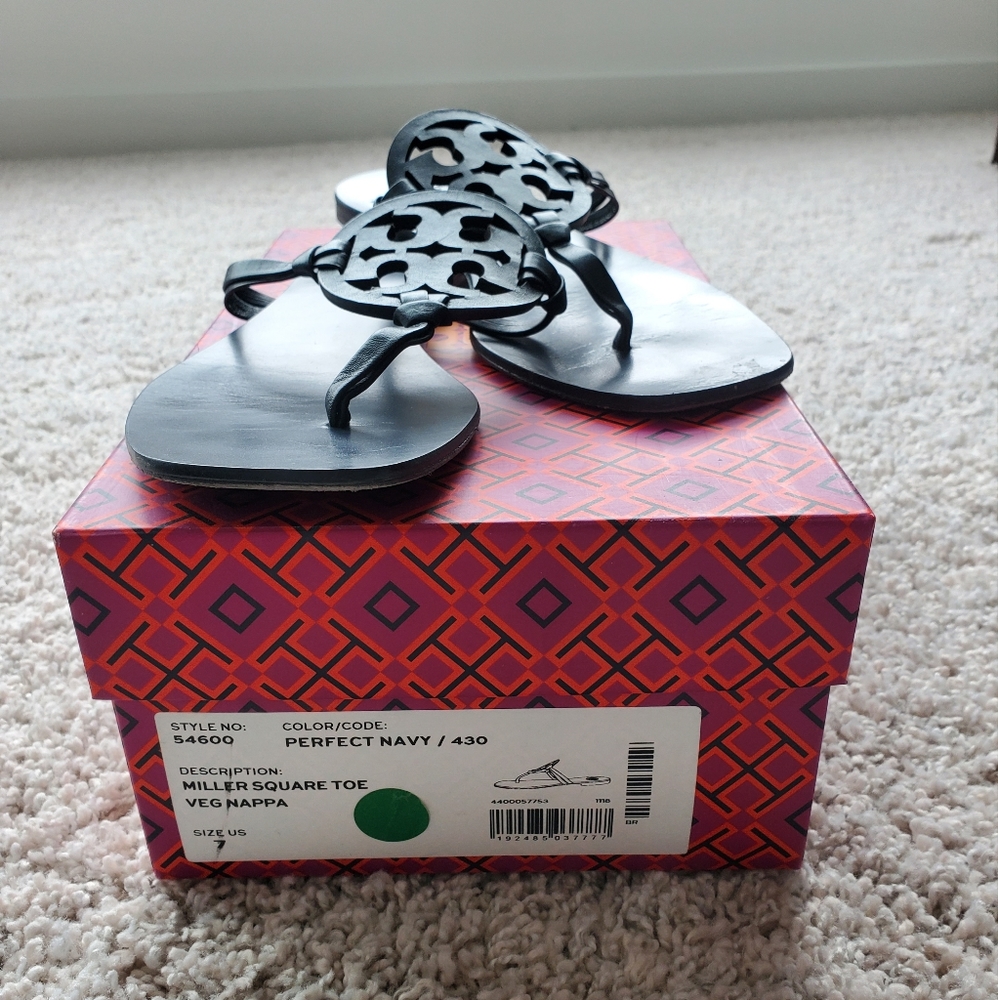 Tory Burch - Miller Square Toe Sandals